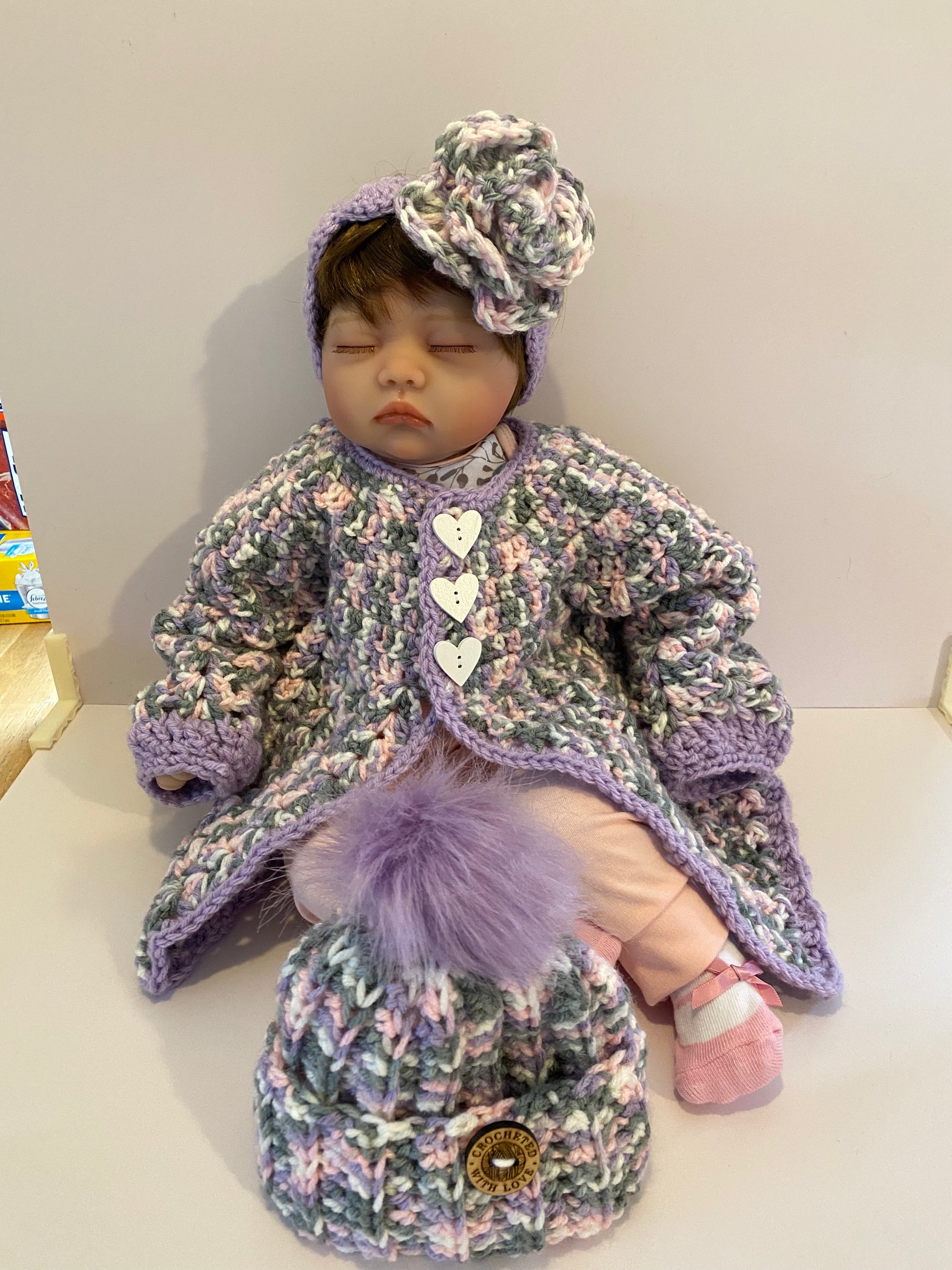 Girls cardigan set
