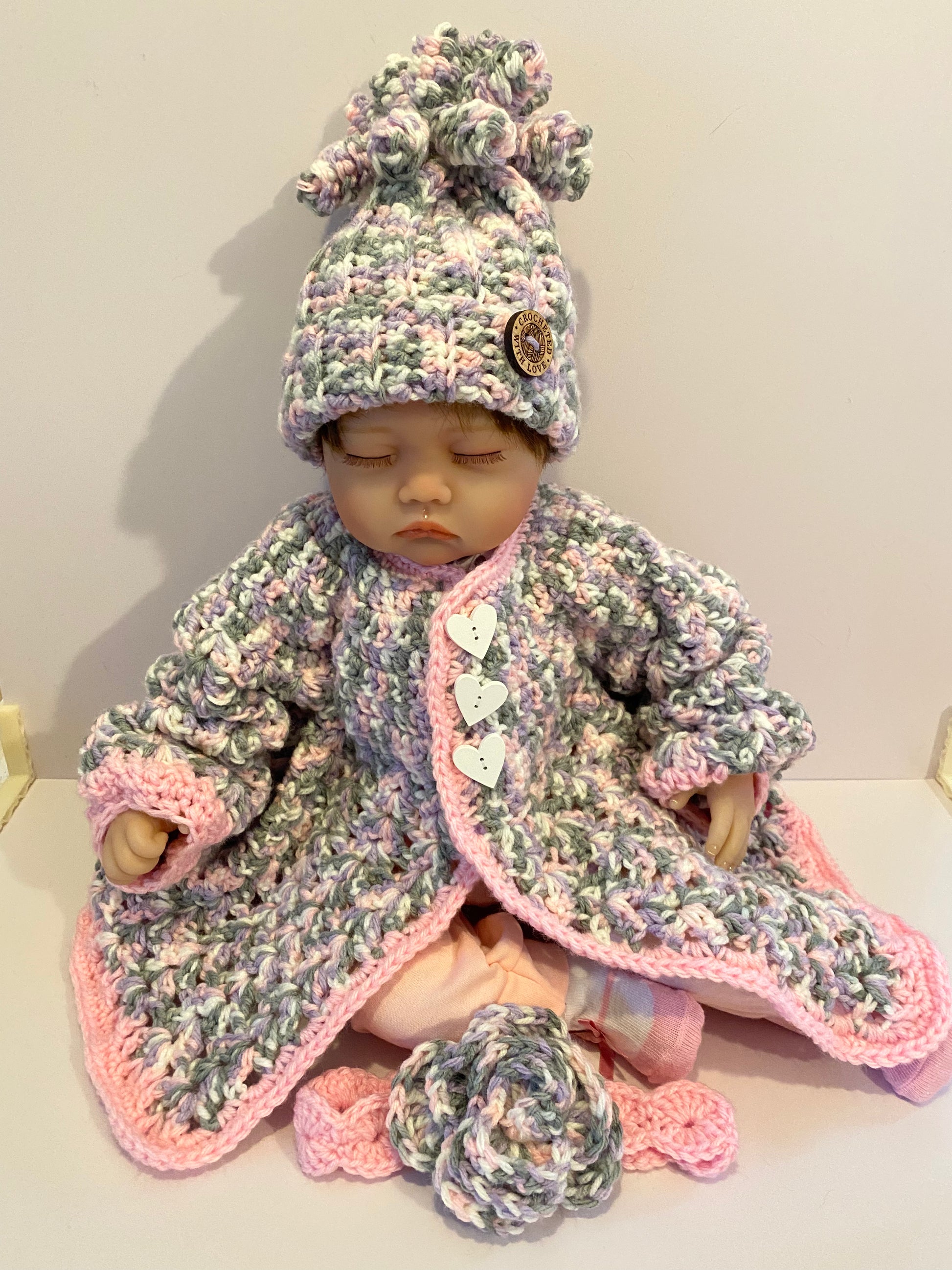 Girls cardigan set