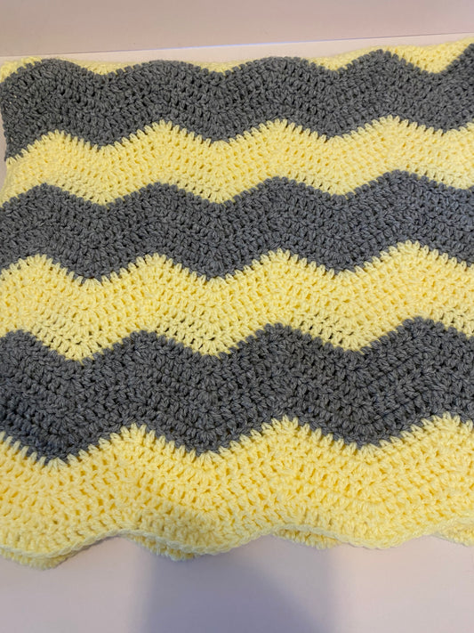 Chevron baby blanket