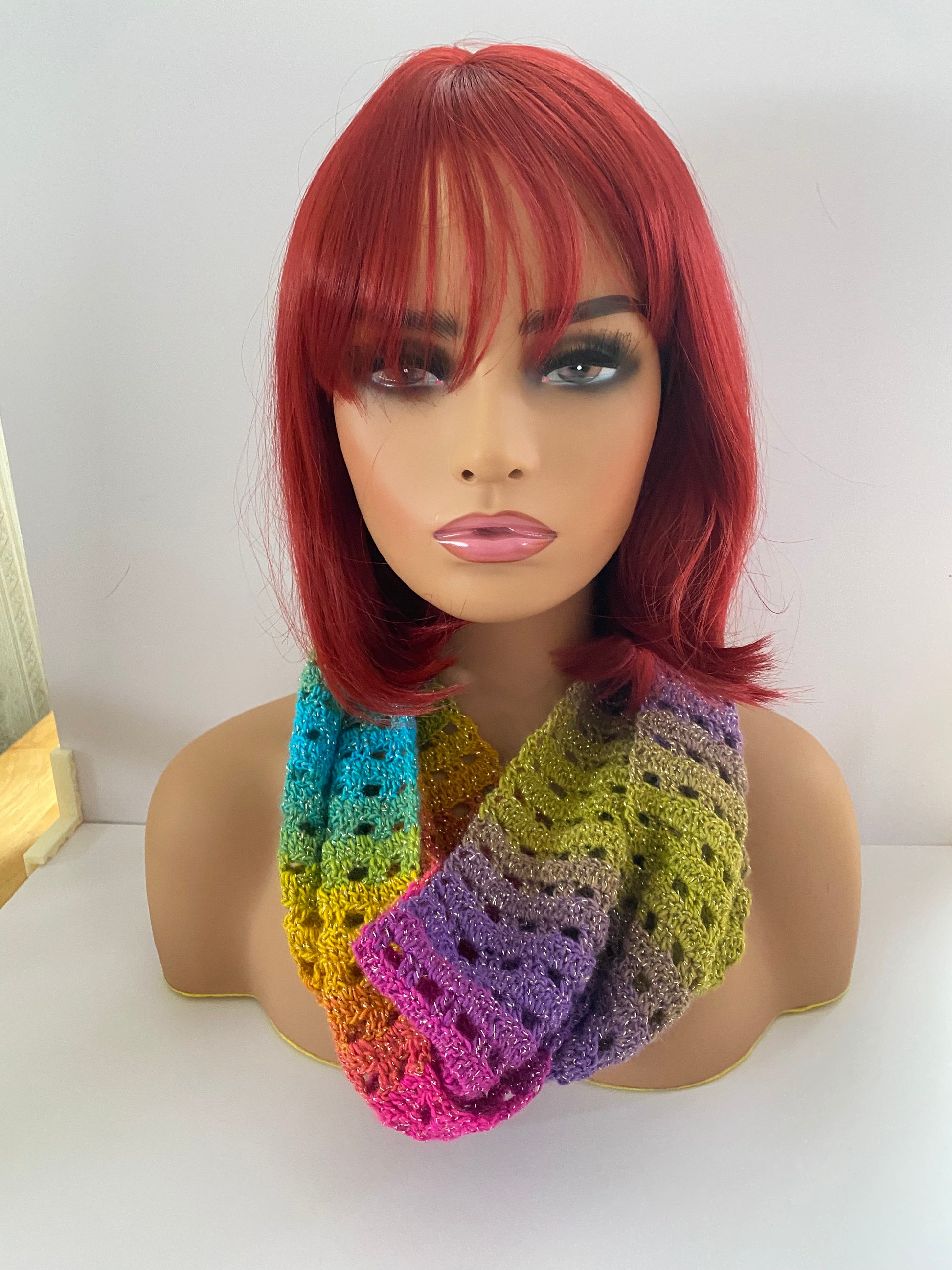 Decorative infinity scarf