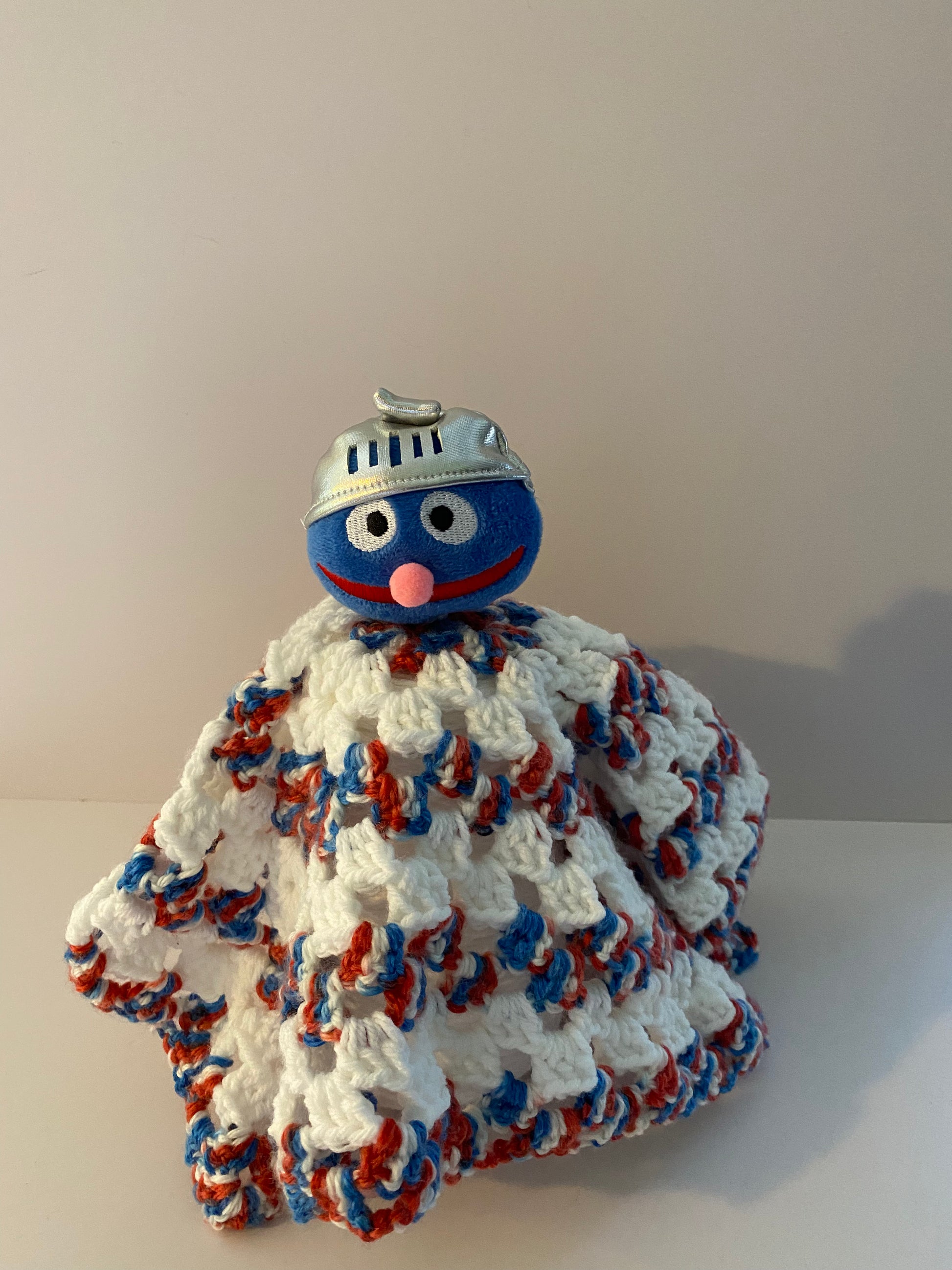 Super Grover lovey blanket