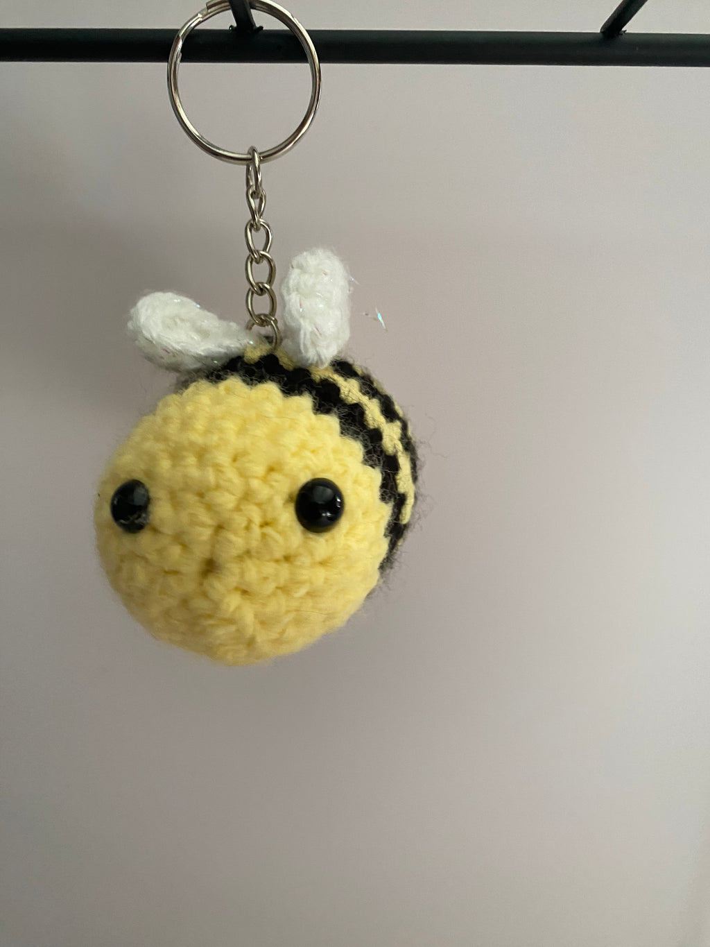 Bee backpack keychain