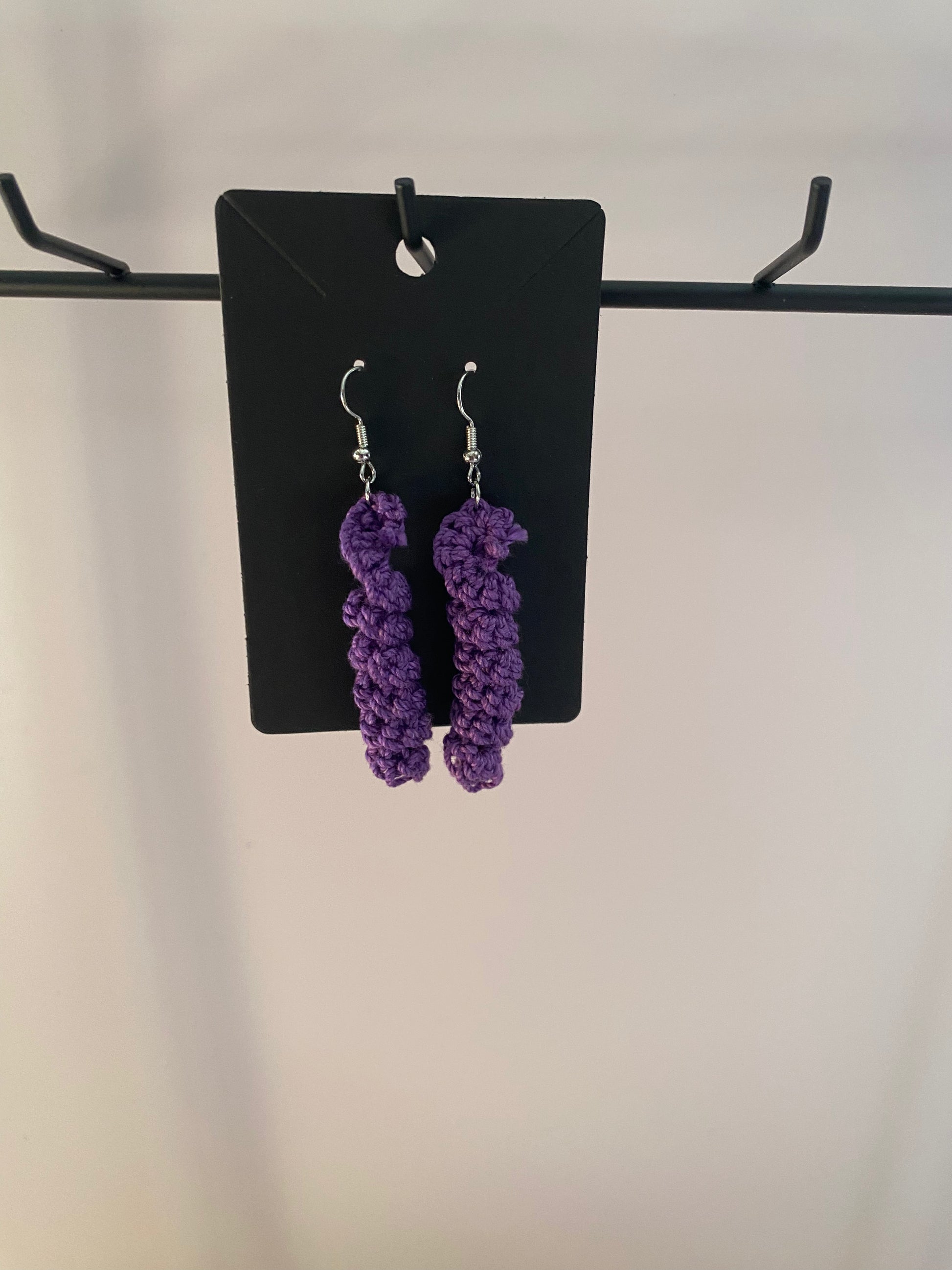 Corkscrew earrings