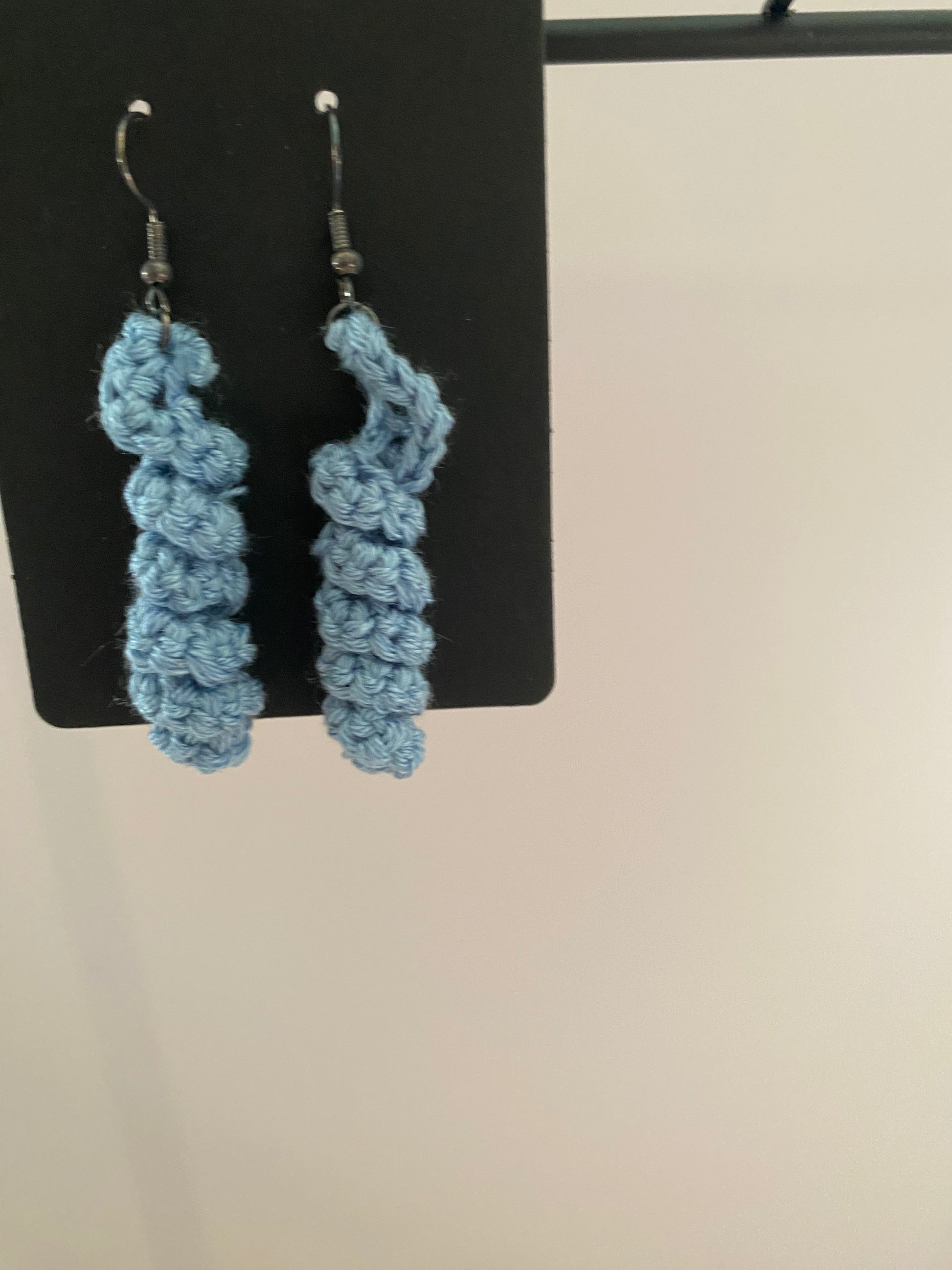 Corkscrew earrings