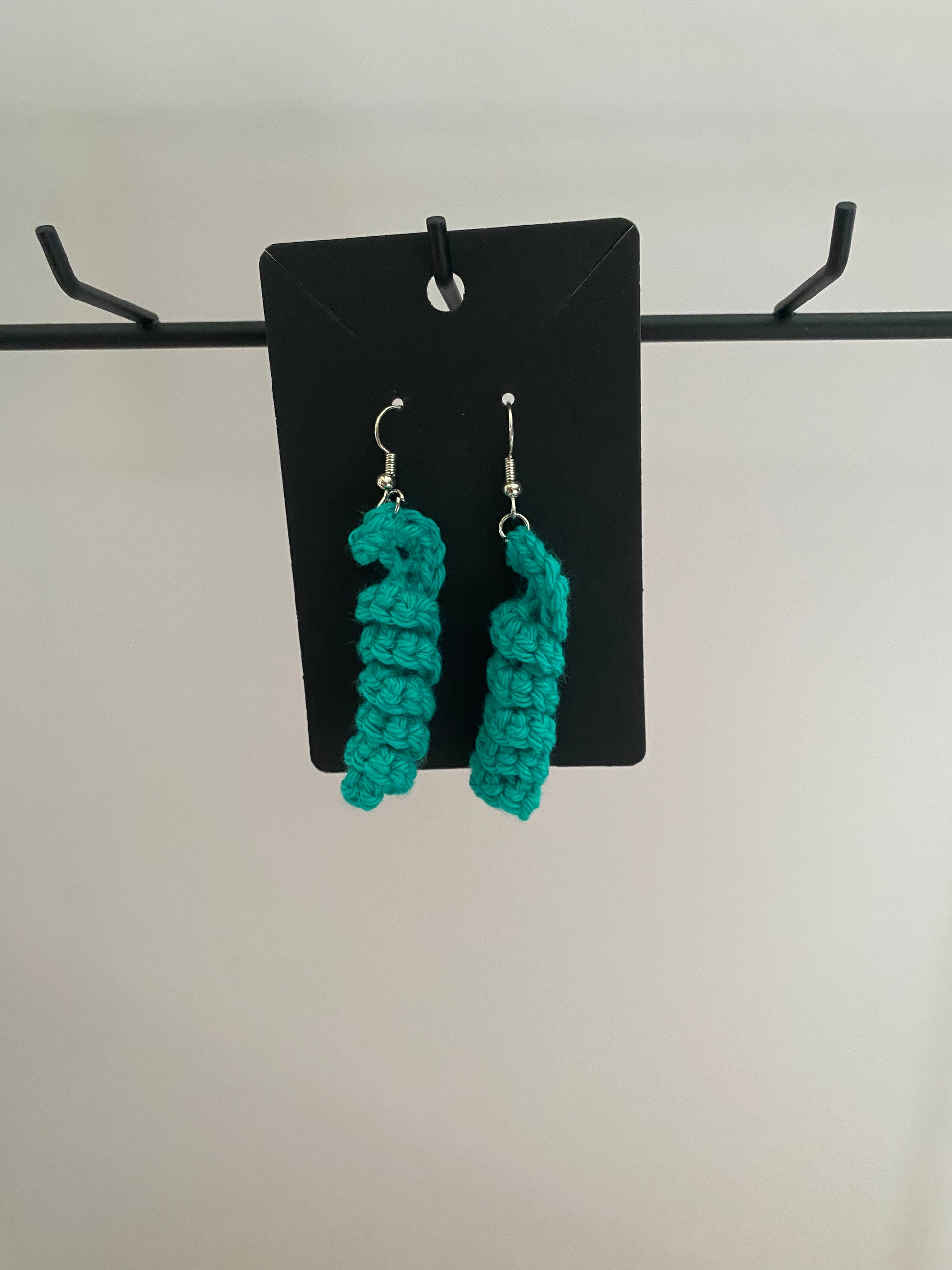 Corkscrew earrings
