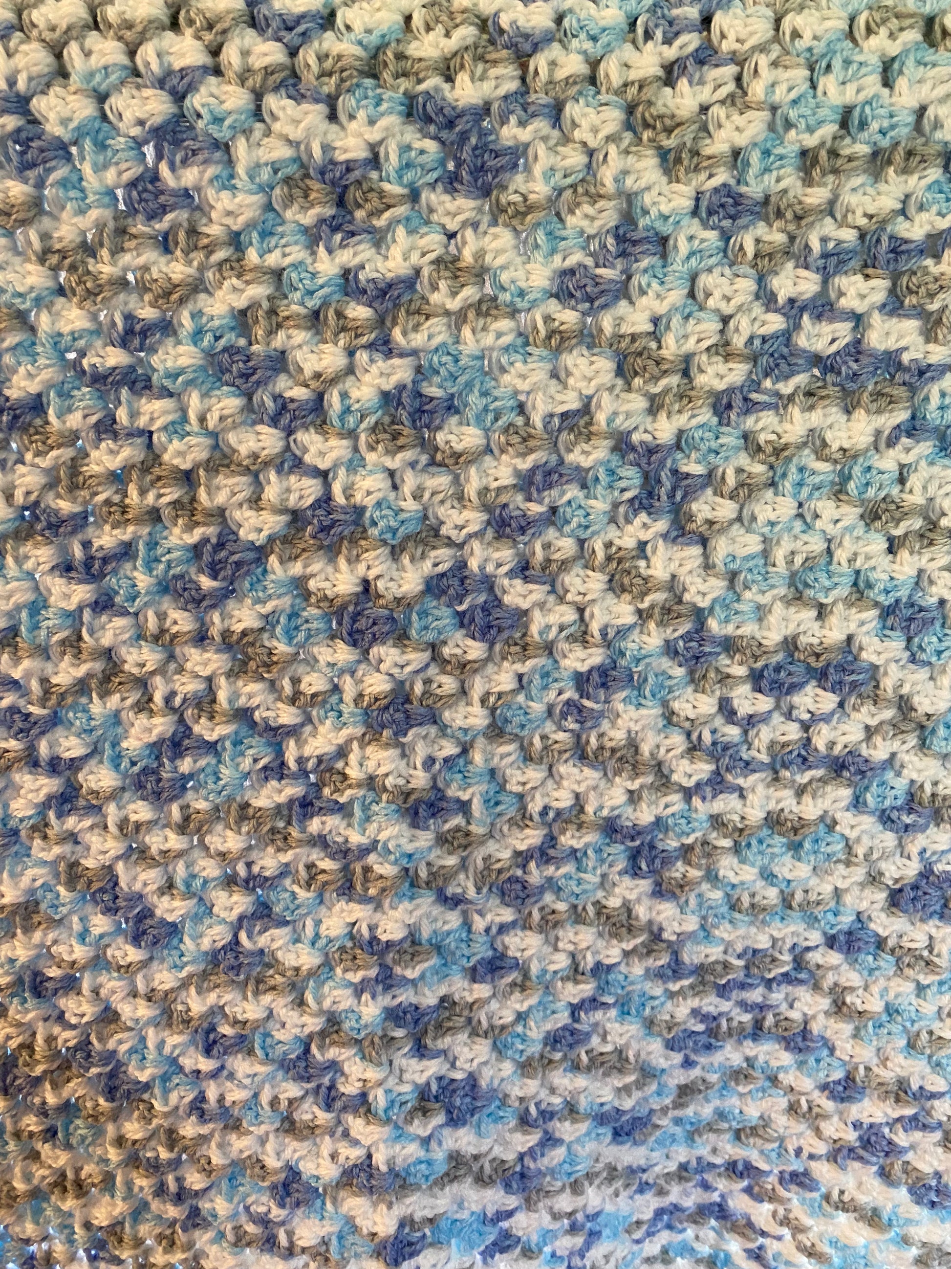 Granny Stripe Baby Blanket