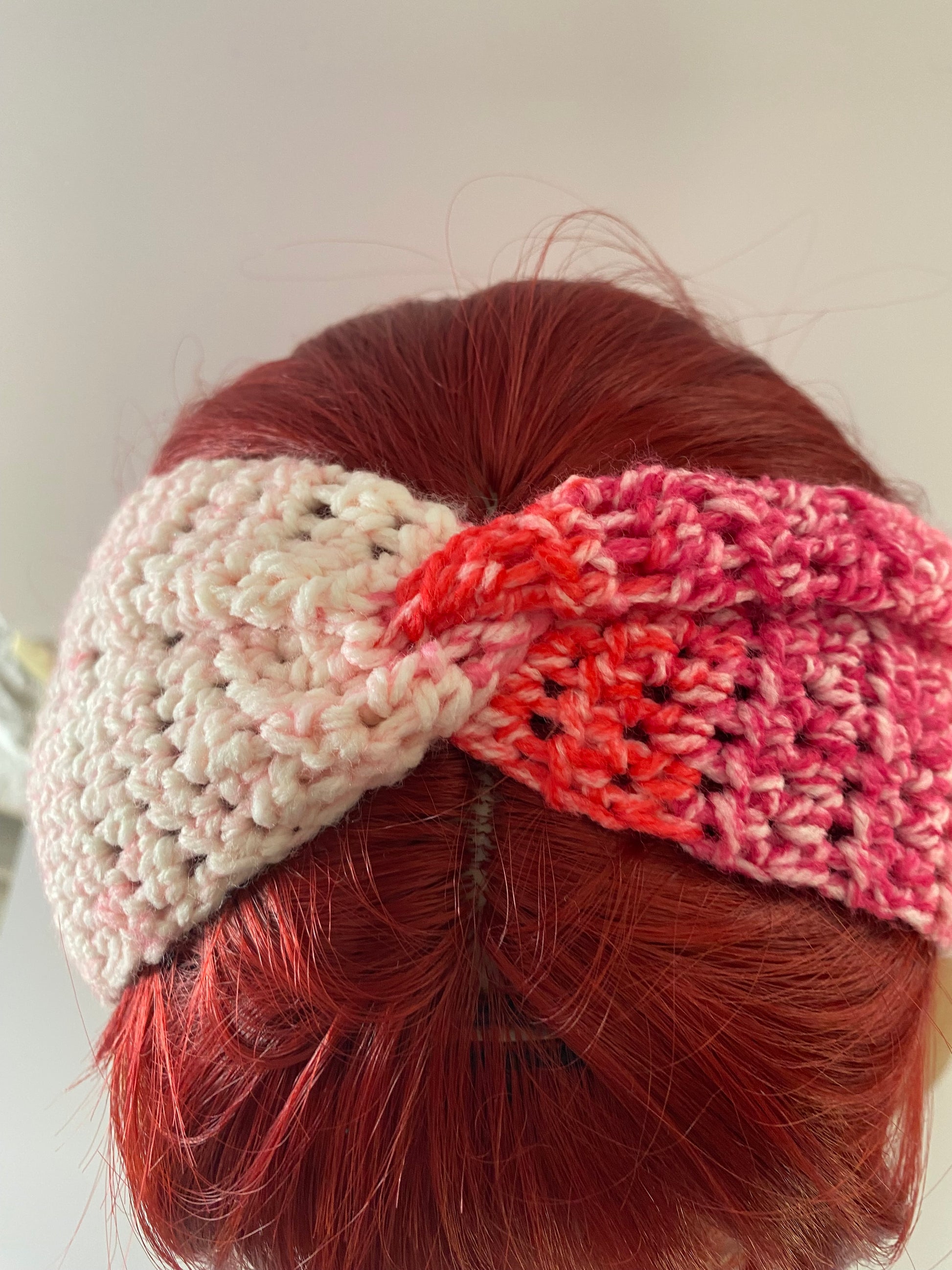 Twisted ear warmer