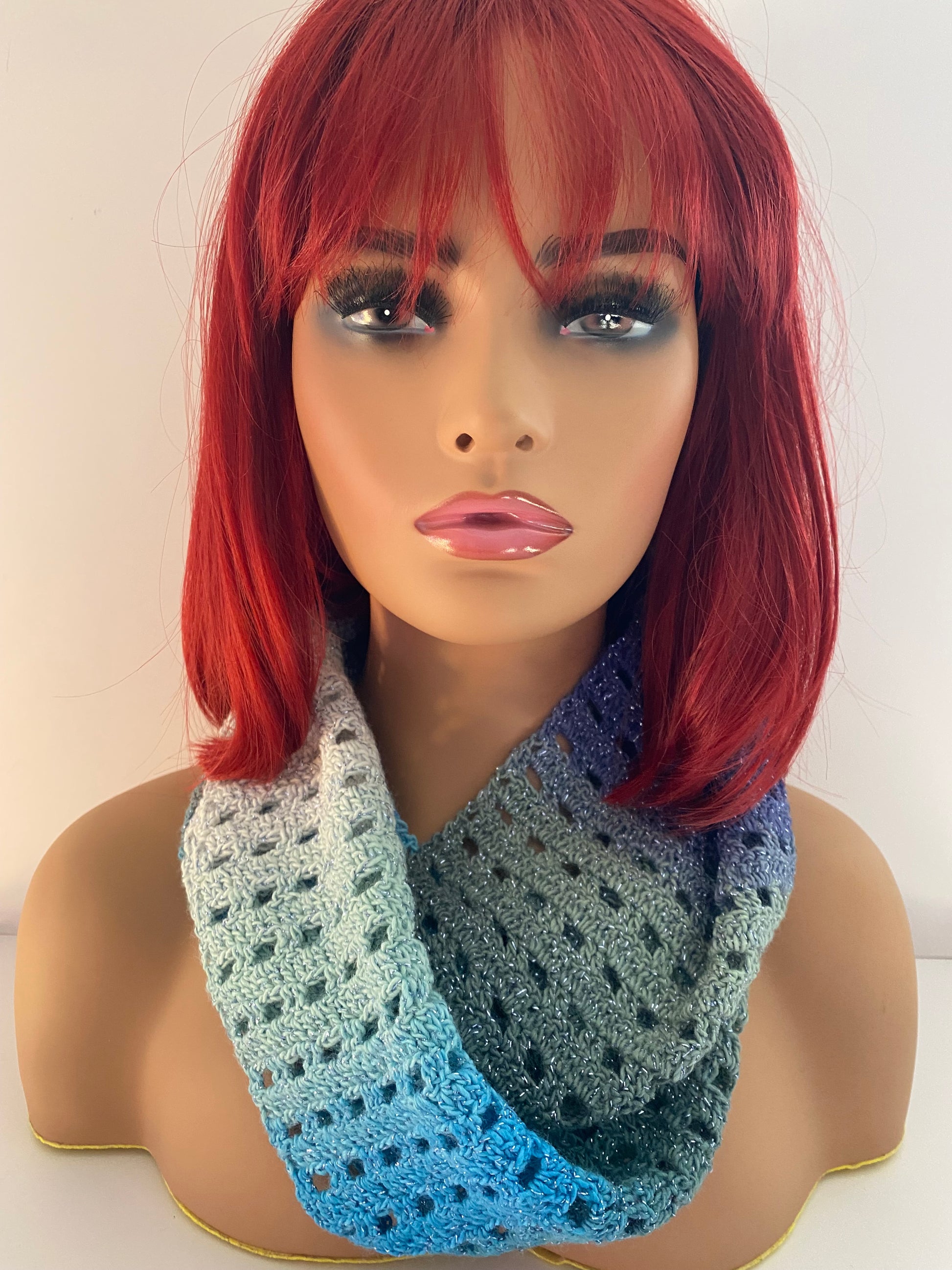Decorative infinity scarf